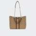MALA GUESS  SML GIRLFRIEND CARRYALL LATTE LOGO/BROWN