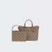 MALA GUESS LATONA MINI TOTE LATTE LOGO