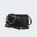 MALA GUESS ALEXIE CROSSBODY DOUBLE BLACK