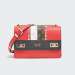 MALA GUESS KATEY CONVERTIBLE XBOY FLAP RED MULTI
