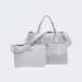 MALA GUESS KATEY PERF SMALL TOTE WHITE