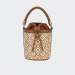 MALA GUESS RIANNE DRAWSTRING BUCKET COGNAC