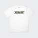 T-SHIRT CARHARTT WIP COLLEGE WHITE/BLACK