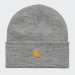 GORRO CARHARTT WIP CHASE GREY HEATHER/GOLD