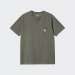 TSHIRT CARHARTT WIP POCKET SMOKE GREEN