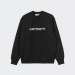 SWEATSHIRT CARHARTT WIP SCRIPT BLACK/WHITE