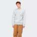 SWEATSHIRT CARHARTT WIP LABEL STATE FLAG ASH HEATHER/WH