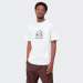TSHIRT CARHARTT WIP PIECE OF WORK WHITE/BLACK