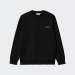 SWEATSHIRT CARHARTT WIP SCRIPT EMBROIDERY BLACK/WHITE