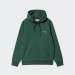 HOODIE CARHARTT WIP SCRIPT EMBROIDERY TREEHOUSE/WHITE