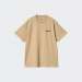 T-SHIRT CARHARTT WIP INK BLEED SABLE/TOBACCO