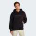 HOODIE CALVIN KLEIN EMBROIDERED CK BLACK