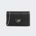 MALA LOVEMOSCHINO PLEATED CROSSBODY NERO