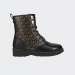 BOTAS MICHAEL KORS HASKELL KIDS BLACK/GOLD MONOGRAM
