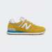 NEW BALANCE 574 VARSITY GOLD/DEEP SKY