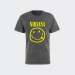 TSHIRT RECOVERED NIRVANA LOGO HOMEM BLACK/YELLOW