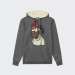 HOODIE PICTURE MOPSA DARK GREY MELANGE