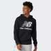 HOODIE NEW BALANCE ESSENTIALS STACKED LOGO BLACK