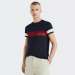 TSHIRT TOMMY HILFIGER COLOR BLOCKED SLIM DESERT SKY