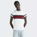 TSHIRT TOMMY HILFIGER COLOR BLOCKED SLIM WHITE