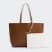 MALA LACOSTE ANNA REVERSIBLE KONIC FARINE