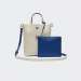 MALA LACOSTE VERTICAL SHOPPING BAG SABLER DENIM