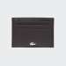 CARTEIRA LACOSTE FITZGERALD DARK/BROWN