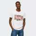 TSHIRT PEPE JEANS FLAG LOGO WHITE