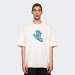 TSHIRT SANTA CRUZ CABANA HAND OFF WHITE