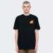 TSHIRT SANTA CRUZ FLAME NOT A DOT BLACK