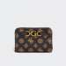 CARTEIRA GUESS DAGAN MEDIUM ZIP AROUND MOCHA LOGO