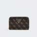 CARTEIRA GUESS LAUREL SLG MEDIUM ZIP AROUND BROWN LOGO