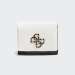 CARTEIRA GUESS CHIC SHINE SLG SMALL TRIFOLD WHITE MULTI