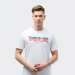 T-SHIRT TIMBERLAND LOGO CREW WHITE