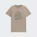 TSHIRT 4F TSM061 TAUPE