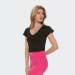 TSHIRT GUESS GIULIA ACTIVE JBLK