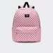 MOCHILA VANS OLD SKOOL CHECK WHITE/RED ROSE
