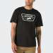 TSHIRT VANS FULL PATCH BLACK/WHITE