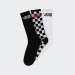 PACK 3 MEIAS VANS CLASSIC CREW BLACK CHECKE