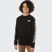 SWEATSHIRT VANS EXPOSITION CHECK BLACK