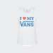 TOP VANS LOVE WHITE