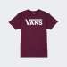 TSHIRT VANS CLASSIC BURGUNDY/MARSHMALLOW