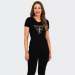 TSHIRT GUESS LEO TRIANGLE JBLK