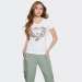 TSHIRT GUESS TRIANGLE FLOWERS G011
