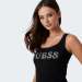 TOP GUESS LOGO TANK JBLK