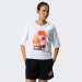 TSHIRT NEW BALANCE ESSENTIALS SUPER BLOOM WHITE