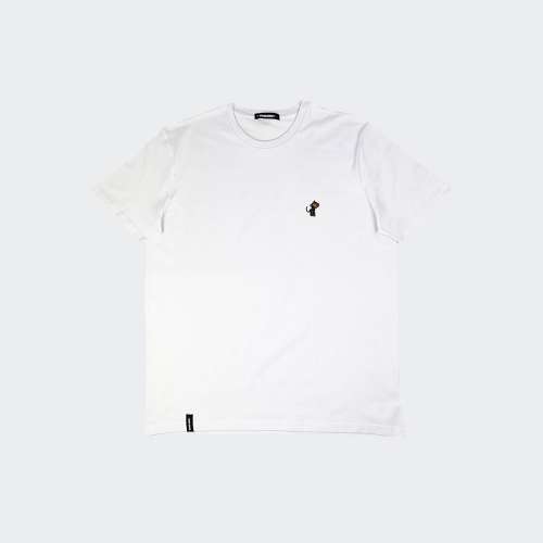 TSHIRT ORGANIC MONKEY 0100002 WHITE