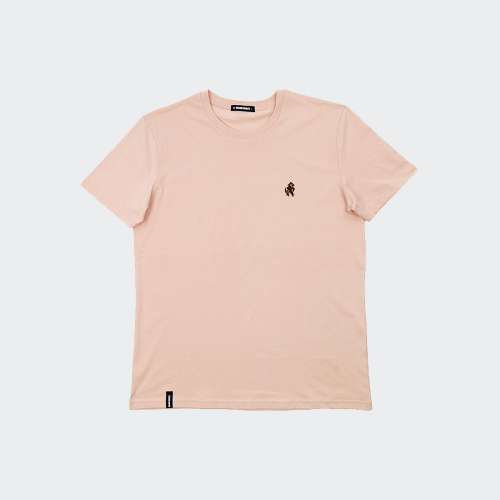 TSHIRT ORGANIC MONKEY 010-0032-SALMON