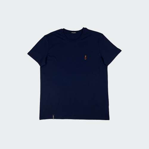 TSHIRT ORGANIC MONKEY MONKEY 010-0069-NAVY