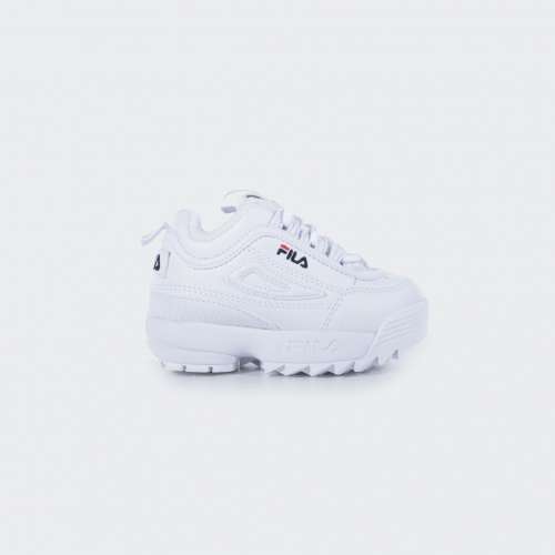 FILA DISRPTOR INTANTS WHITE/WHITE